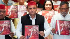 Samajwadi Party Launches Manifesto For Lok Sabha Polls, Promises Caste-Based Census By 2025