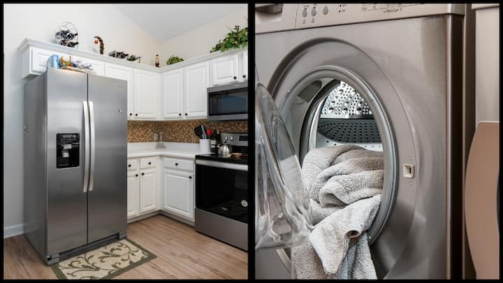ज्यादातर घरों में जब आप जाएंगे तो आपको फ्रिज किचन में और वाशिंग मशीन बाथरूम में रखा मिलेगा. लेकिन क्या ऐसा करना सही है. चलिए जानते हैं इसके नुकसान क्या क्या हैं?