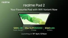 Realme Pad 2 Wi-Fi Version India Launch On This Date. Expected Specs, Prices, Colours, More