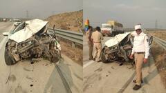 Samruddhi Mahamarg Accident: इंडिकेटर न देताच ट्रकनं लेन बदलली, अन्... समृद्धी महामार्गावर भीषण अपघात; कारचा चक्काचूर