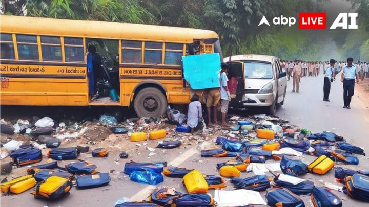 Haryana School Bus Accident: 6 Children Killed, Several Injured, Principal Among 3 Held Haryana School Bus Accident: ஹரியானாவில் பள்ளி பேருந்து கவிழ்ந்து 6 மாணவர்கள் பலி - 3 பேர் கைது