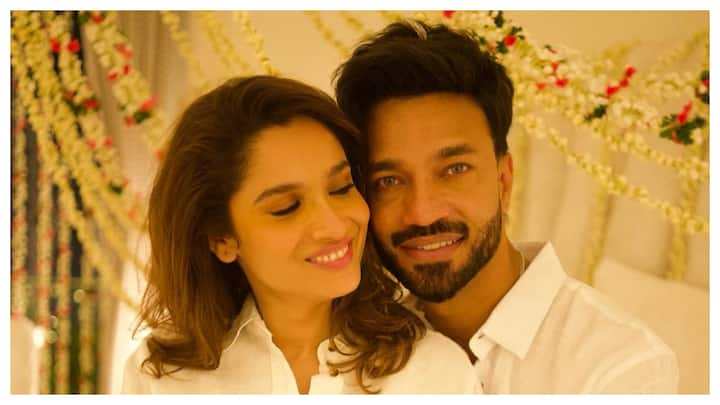 Ankita Lokhande and her husband Vicky Jain completed six years of meeting each other, the actress said that she was unsure how they “ended up here” but are loving it.