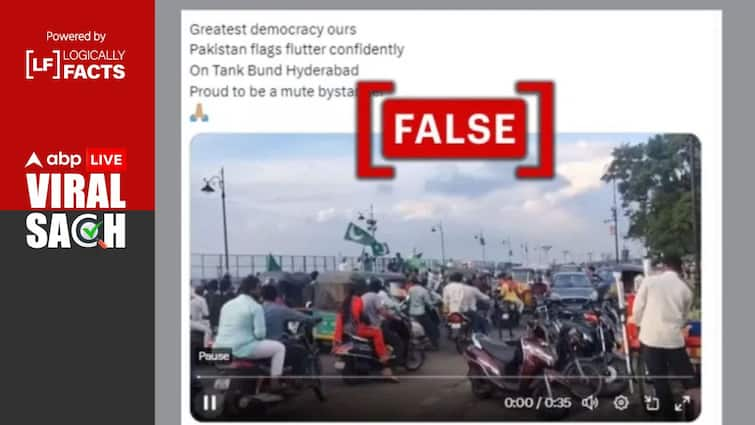 Fact Check: Old Video Shared As 'Pakistani Flags' Raised In Telangana's Hyderabad