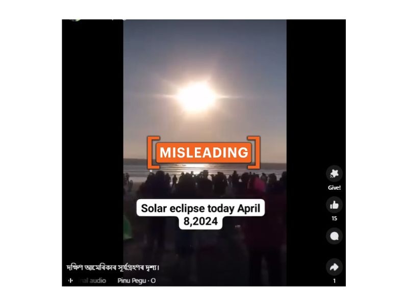 Fact Check: 2019 Video Passed Off As 2024 Solar Eclipse Sighting in South America