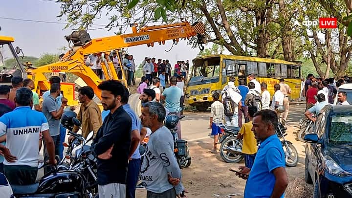 Mahendragarh school bus accident Assistant Secretary RTA Naranul suspended Haryana School Bus Accident: महेंद्रगढ़ स्कूल बस हादसे में एक्शन, RTA के सहायक सचिव सस्पेंड