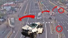 Madurai Accident CCTV Video | ఘోరమైన రోడ్డు ప్రమాదం...వైరల్ ‌గా మారిన విజువల్స్ | ABP Desam