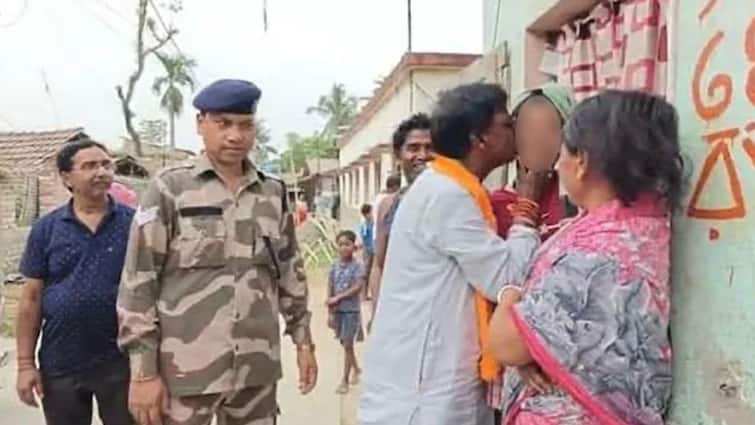 BJP Malda MP Kisses Woman During Election Rally TMC Slams Viral Image BJP's Malda MP Kisses Woman During Rally. This Is What She Has To Say As TMC Slams Viral Image