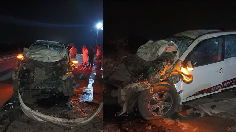 Latur beed road Accident 2 dead 3 injured latest marathi news Latur Accident : पिता-पुत्राचा अपघात दुर्दैवी मृत्यू, लातुरात भीषण अपघात