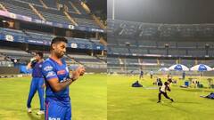 नबी के बेटे की बैटिंग देख इम्प्रेस हुए 'सूर्या भाऊ' , देखें कैसे छक्के के बाद चुराया सिंगल