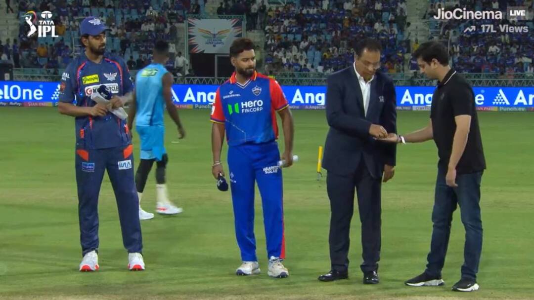 IPL 2024, LSG vs DC Toss Update : लखनौनं टॉस जिंकला, केएल.राहुलचा बॅटिंगचा निर्णय, रिषभ पंतची दिल्ली कमबॅक करणार? ipl 2024 lsg vs dc toss update kl rahul won the toss elected batting first against delhi capitals IPL 2024, LSG vs DC Toss Update : लखनौनं टॉस जिंकला, केएल.राहुलचा बॅटिंगचा निर्णय, रिषभ पंतची दिल्ली कमबॅक करणार?