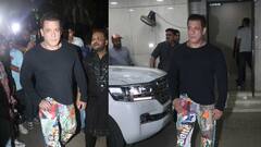 दबंग भाईजानचा नवा लूक ट्रोल; मल्टीकलर पॅन्टमध्ये पोहचला ईद पार्टीमध्ये!