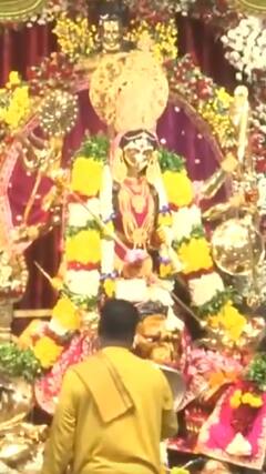 Navratri 2024: चौथे दिन छतरपुर मां कात्यायनी देवी मंदिर में सुबह की आरती की गई | ABP Shorts