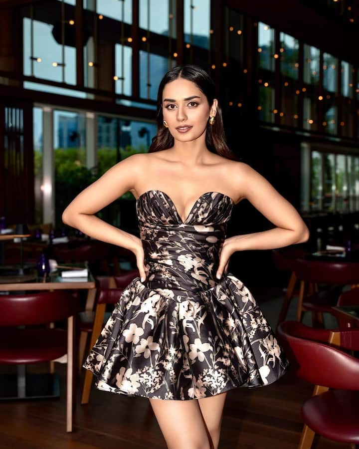 ‘పృథ్వీరాజ్’ మూవీతో బాలీవుడ్ అరంగేట్రం చేసింది. Photo Credit: Manushi Chhillar/Instagram