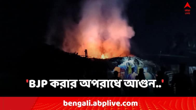 Lok Sabha Election 2024,   Fire breaks out around BJP Leader s Shop, Allegation against TMC in Birbhum Lok Sabha Polls 2024: 'BJP করার অপরাধে আগুন..', বিস্ফোরক অভিযোগ লাভপুরের মণ্ডল সভাপতির