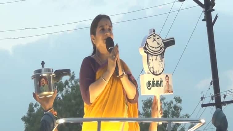 Anuradha TTV Dhinakaran takes 'cooker' symbol to people Lok Sabha Elections 2024: குக்கர்னா டிடிவி, டிடிவி னா குக்கர்; அவர் என்னோடும் மகளோடும் இருந்தது கம்மி -  அனுராதா டிடிவி பரப்புரை