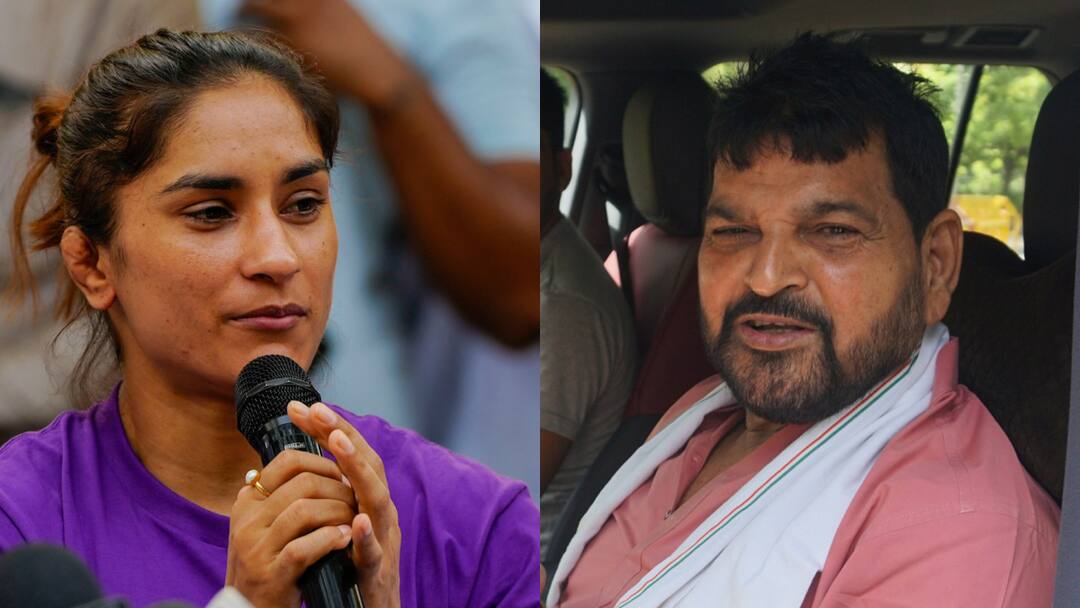 Vinesh Phogat attacks Brij Bhushan Sharan Singh and Sanjay Singh over asian olympic qualifie tournament 'पानी में कुछ मिला के पीला न दे, ऐसे में...', विनेश फोगाट का बड़ा आरोप, बृजभूषण सिंह का किया जिक्र