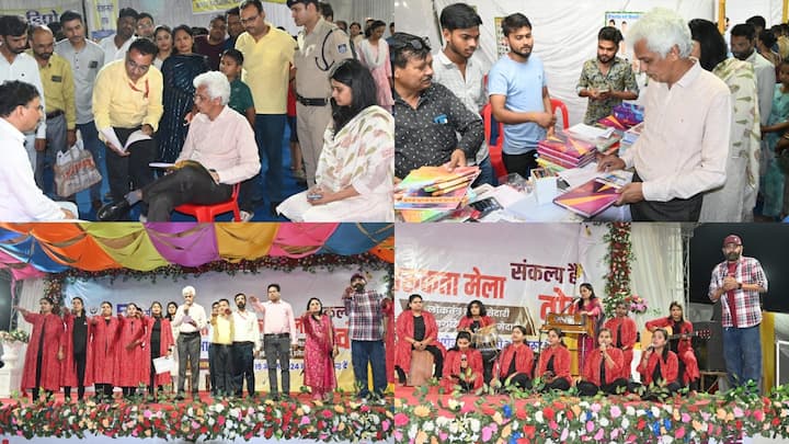 Jabalpur Book Fair: दीपक सक्सेना ने अभिभावकों से चर्चा के दौरान कहा कि किसी भी स्थिति को बिगाड़ना बहुत आसान होता है, हम बच्चों को परेशानी में नहीं डालना चाहते. हम परिस्थिति को सुधारना चाहते हैं.