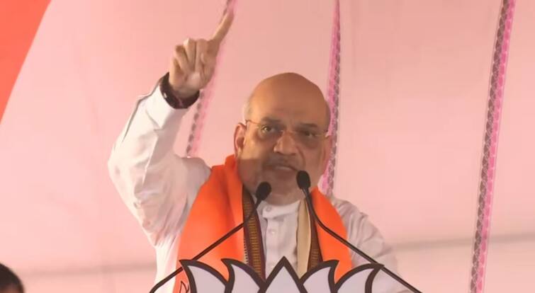 Lok Sabha Election 2024 UP Home Minister Amit Shah attcked on congress samajwadi party and bsp in Moradabad ann Lok Sabha Election 2024: यूपी में गृह मंत्री अमित शाह ने कर दिया बड़ा दावा, बताया कितनी सीट जीतेगी BJP