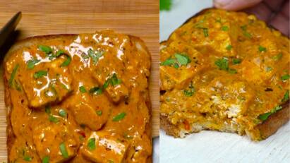 Creamy & Juicy Paneer Toastie Check out the Snack delicious and Easy Making Creamy & Juicy Paneer Toastie: பிரெட் டோஸ்ட் க்ரேவிங்கா? க்ரீமி பனீர் டோஸ்ட் ரெசிபி எப்படி செய்வது?