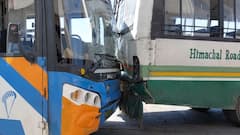 शिमला के पुराना बस स्टैंड में दो बसों की टक्कर, महिला-पुरुष गंभीर रूप से घायल