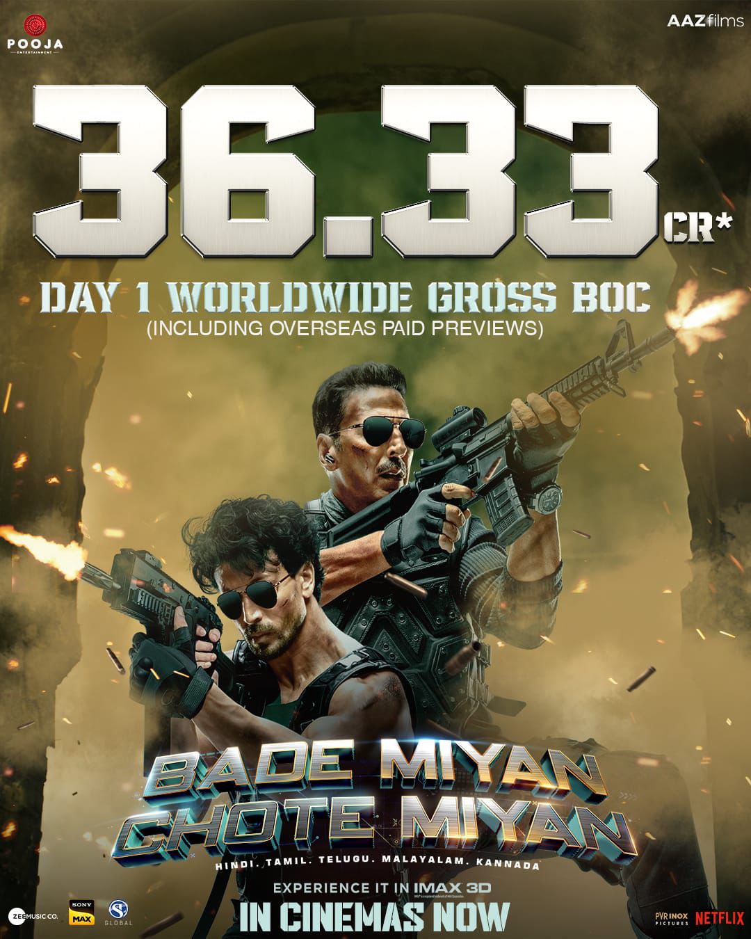 BMCM Worldwide Collection Day 1: दुनियाभर में बजा अक्षय-टाइगर की फिल्म का डंका, पहले दिन किया इतना कलेक्शन