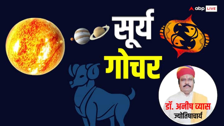 Sun transit 2024 today affect all zodiac signs education career love life business health know Surya Gochar horoscope Surya Gochar 2024: मेष राशि में सूर्य का प्रवेश, इन राशियों की किस्मत सोने की तरह चमकेगी