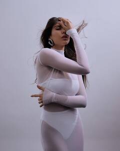 Sonam Bajwa Looks Dapper In Sheer White Bodycon Dress; Check Out Pics