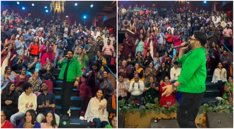The Great Indian Kapil Show Kapil Sharma sings in celebration of worldwide success of his show The Great Indian Kapil Show: वर्ल्डवाइड छाया कपिल शर्मा का शो तो खुशी से झूमे कॉमेडियन,  यूं मनाया जश्न