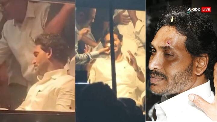 Andhra Pradesh CM Jagan Mohan Reddy hurt in stone pelting in Road show Vijayawada Jagan Mohan Reddy: आंध्र प्रदेश के सीएम जगन मोहन रेड्डी के रोड शो पर पथराव, माथे पर लगी चोट