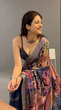 Shraddha Das Photo:  શ્રદ્ધા દાસે સાડીમાં બતાવી કાતિલ અંદા, જુઓ તસવીરો