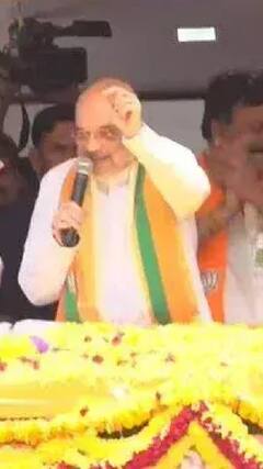 Amit Shah in Tamil Nadu: गृह मंत्री अमित शाह ने कन्याकुमारी में रोड शो किया | abpnewsshorts