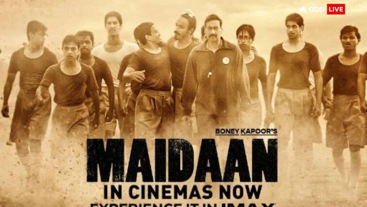 Maidaan Box Office Collection Day 2 Ajay Devgan film India net collection second day amid Bade Miyan Chote Miyan Box Office Collection:  बॉक्स ऑफिस के 'मैदान' में लड़खड़ाये अजय देवगन, जानें- फ़्राइडे कलेक्शन