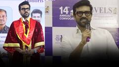 Ram Charan Doctorate Press Meet | డాక్టరేట్ అందుకున్న తర్వాత రామ్ చరణ్ ప్రెస్ మీట్ | ABP Desam