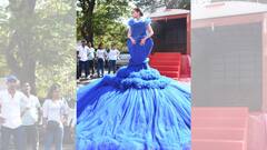 Urfi Javed: 'রেড কার্পেটে কেউ ডাকে না, তাই...', শনিবার ১০০ কেজির গাউনে তাক লাগালেন উরফি