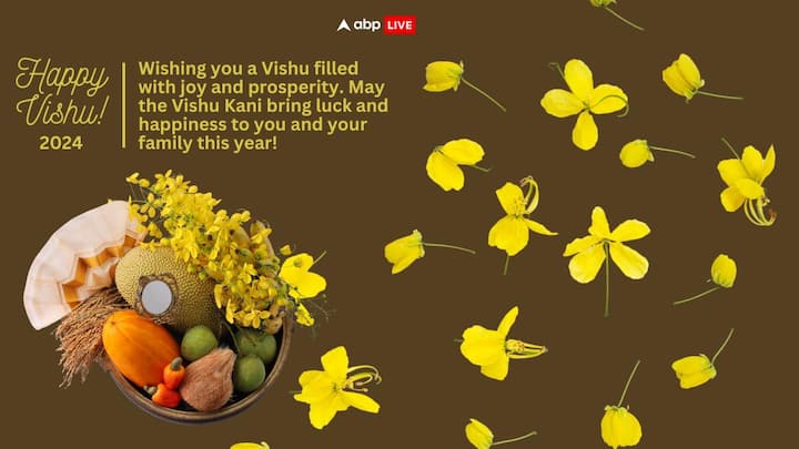 Wishing you a Vishu filled with joy and prosparity. May this Vishu kani brings luck and happiness to you and your family this year! (Image source: canva)