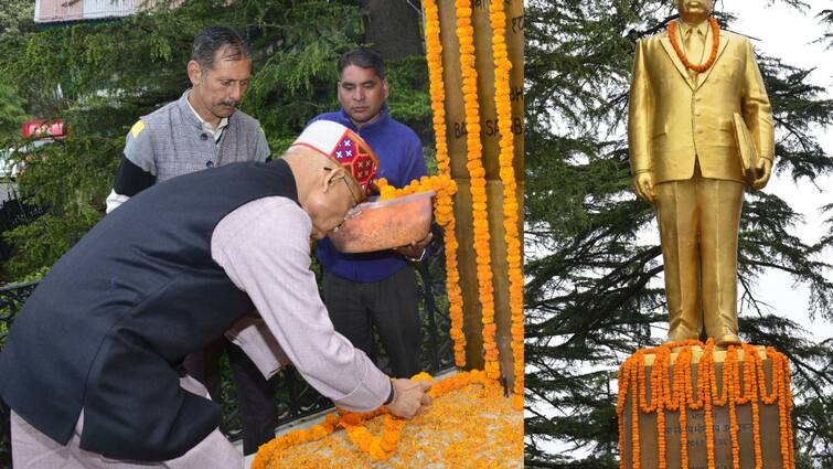 Ambedkar Jayanti 2024 governor Shiv Pratap Shukla paid tribute to Dr Ambedkar ANN Ambedkar Jayanti 2024: बाबा साहेब भीमराव अंबेडकर की जयंती पर राज्यपाल ने अर्पित की श्रद्धांजलि, CM सुक्खू ने भी किया याद