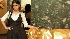 Mouni Roy Radiates Boss Girl Vibes In Cute Black & White Dress, Pics