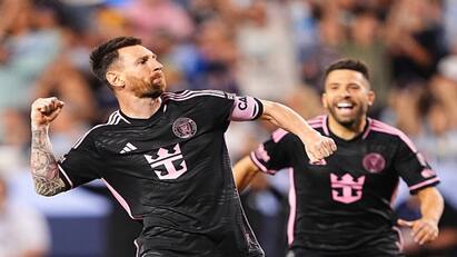 Magical Messi Guides Inter Miami To First Win In 6 Matches With THIS Outrageous Goal WATCH Major League Soccer 2024 Sporting KC Magical Messi Guides Inter Miami To First Win In 6 Matches With THIS Outrageous Goal — WATCH
