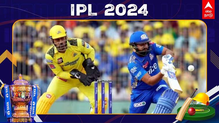 ipl 2024 MI vs CSK Mumbai Indians vs Chennai Super Kings, 29th Match pitch report head to head abp nadu sports MI vs CSK: வான்கடே ஸ்டேடியத்தில் இன்று மோதும் சென்னை - மும்பை.. ரோஹித்-தோனி இருவரில் யார் கை ஓங்கும்..?