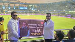 Raju Shetti's banners in Wankhede Stadium : मुंबई इंडियन्स Vs चेन्नईचा थरारक मुकाबला, पण वानखेडे स्टेडियमवर कोल्हापूरच्या पठ्ठ्यांनी झळकावलेल्या बॅनरची चर्चा