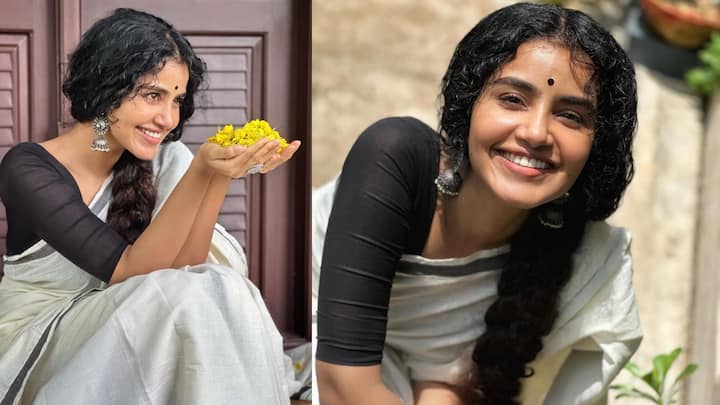 Anupama Parameswaran Photos : డైరక్టర్ వంశీ సినిమాల నుంచి హీరోయిన్ నేరుగా బయటకు వచ్చినట్లు అనుపమ పరమేశ్వరన్ ముస్తాబైంది. ఈ ఫోటోలను ఇన్​స్టాలో షేర్ చేసింది.