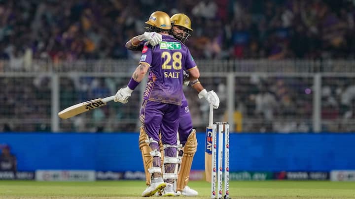 Phil Salt and Shreyas Iyer's formidable partnership guided Kolkata Knight Riders to a convincing eight-wicket victory over Lucknow Super Giants in their IPL 2024 encounter on Sunday. (Image Credit: PTI)