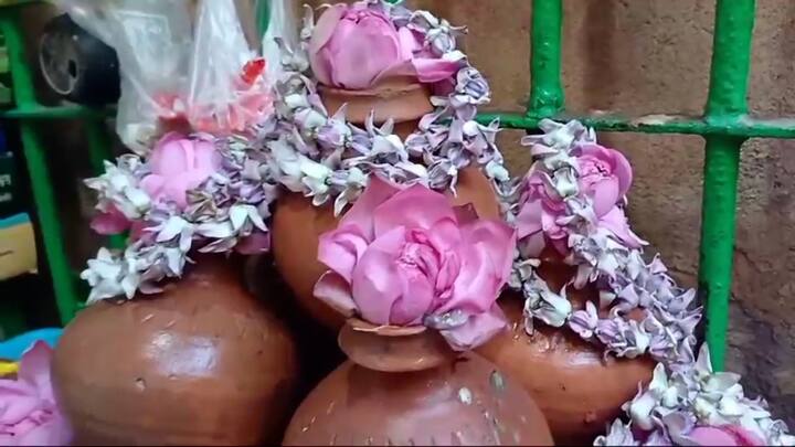 পয়লা বৈশাখে শিবের মাথায় জল ঢালতে অনেকেই এসেছেন দূর-দূরান্ত থেকে।