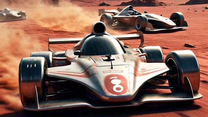 आज आप देखिए कि एआई किस तरीके से तस्वीरों को बनाता है. जब हमने एआई को चांद पर कार रेसिंग की तस्वीर बनाने के लिए कहा तो उसने कुछ ऐसी तस्वीरें बनाई हैं.