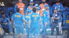 मार्क बाऊचर, किरॉन पोलार्ड, टीम डेव्हिड थेट मैदानात निघाले, अम्पायरने रोखले, वातावरण तापले!