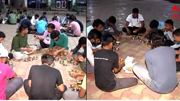 Students from farmers family don't have money for 2 times food Helping hand organisation provide dinner Pune News: पैसे नसल्याने बिस्किटं खाऊन झोपायची वेळ; पुण्यात हलाखीच्या परिस्थितीत शिकणाऱ्या शेतकऱ्यांच्या लेकरांसाठी मदतीचा हात