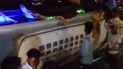 कोलकाता जा रही बस ओडिशा के जाजपुर में फ्लाईओवर से गिरी, 5 की मौत, 40 घायल