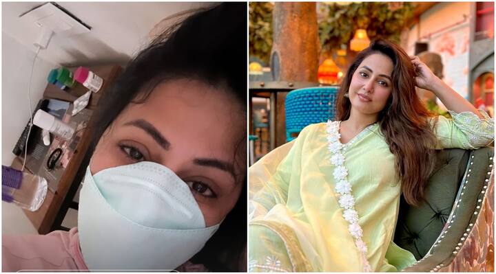 Hina Khan falls sick after shooting for continously 16 hours shared health update 16 घंटे लगातार काम करने के बाद Hina Khan की बिगड़ी तबीयत, एक्ट्रेस ने दिया हेल्थ अपडेट