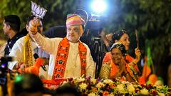 Amit Shah Road Show: जयपुर में अमित शाह का रोड शो, CM सहित कई बड़े नेता रहे मौजूद, कार्यकर्ताओं में दिखा उत्साह