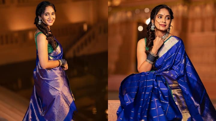 Tejaswini Gowda Amardeep Wife Photos : జానకి కలగనలేదు సీరియల్ హీరో అమర్​దీప్ వైఫ్ తేజస్విని గౌడ తన లేటెస్ట్ ఫోటోలను ఇన్​స్టాలో షేర్ చేసింది. ఈ ఫోటోల్లో ఆమె చాలా అందంగా కనిపించింది.